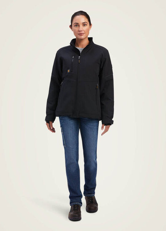 Ariat Women's Rebar DriTEK DuraStretch Insulated Work Jacket Black - 10041471 - Overlook Boots