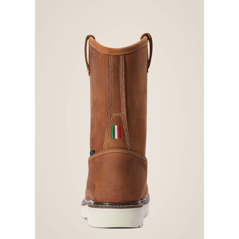 Ariat Men's Rebar Wedge Orgullo 10" Soft Toe WP Work Boot -Aged Honey- 10042497  - Overlook Boots