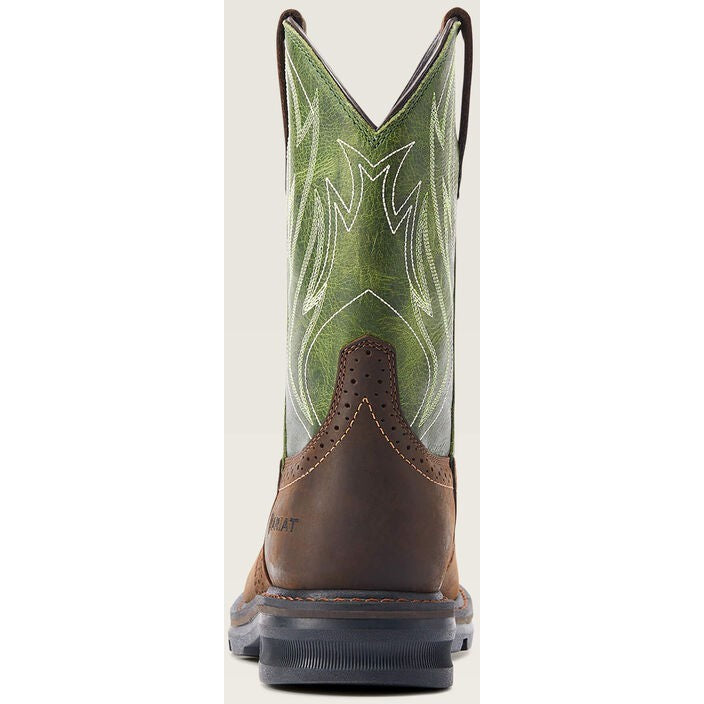 Ariat Men's Sierra Shock Shield Steel Toe Western Work Boot - Brown - 10042541  - Overlook Boots