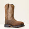 Ariat Men's WorkHog CSA Composite Toe Waterproof Insulated Western Work Boot -Brown- 10042552 7.0 / Medium / Brown - Overlook Boots