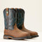 Ariat Men's WorkHog 11" Composite Toe Waterproof CSA Western Work Boot - 10042554 7.0 / Medium / Brown - Overlook Boots