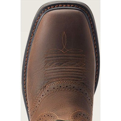 Ariat Men's Sierra Shock Shield Western Work Boot -Brown- 10042555  - Overlook Boots