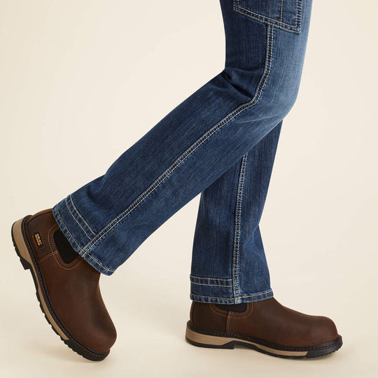Ariat Women's Flame Resistant Perfect Rise DuraLight Stretch Straight Jean - 10043155 - Overlook Boots