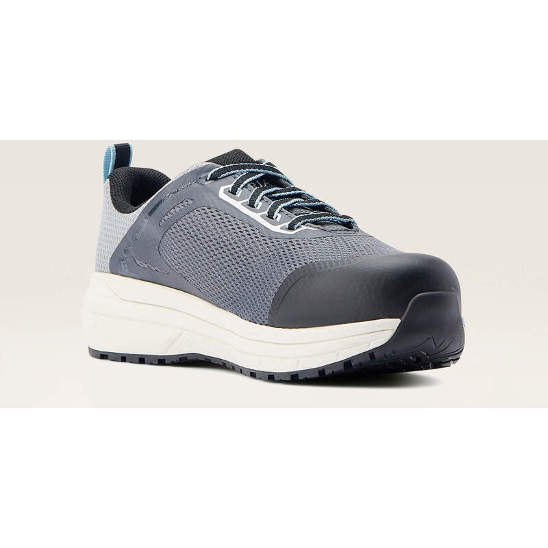 Ariat Women's Outpace Static Dissipative Composite Toe Safety Slip Resistant Work Shoe -Ebony- 10044427 5.5 / Medium / Ebony - Overlook Boots