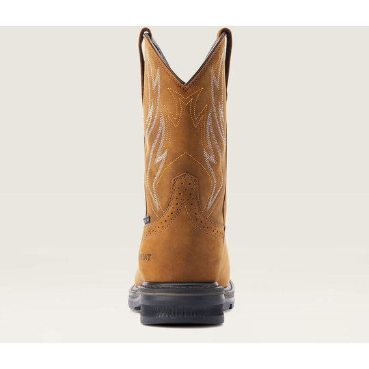 Ariat Men's Sierra Shock Shield Steel Toe Western Work Boot - Brown - 10044544  - Overlook Boots