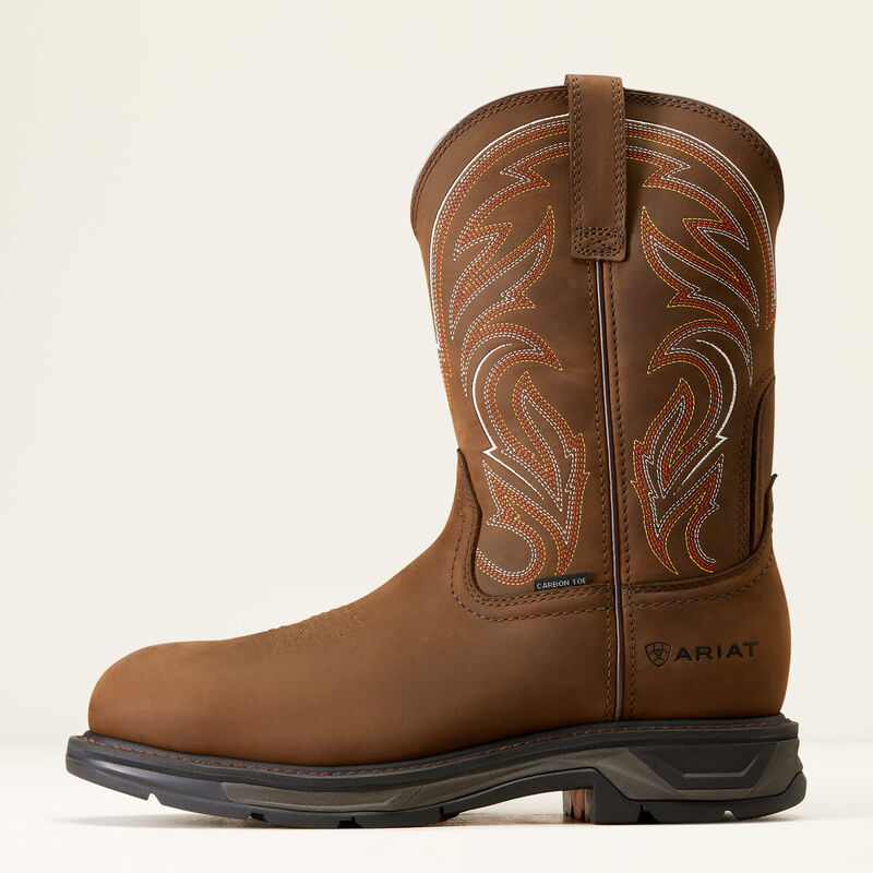 Ariat Men's WorkHog Xt Carbon Toe Western Work Boot - Brown - 10045437  - Overlook Boots
