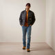 Ariat Men's Rebar Stretch Canvas Bomber Jacket Black - 10046515 - Overlook Boots