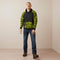 Ariat Men's Flame Resistant DuraStretch Patriot Workwear Hoodie Black - 10046610 Small / Black/Lime Camo / Standard - Overlook Boots