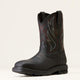 Ariat Men's Sierra Shock Shield Steel Toe Western Work Boot -Black- 10046929  - Overlook Boots