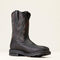 Ariat Men's Sierra Shock Shield Steel Toe Western Work Boot -Black- 10046929 7.0 / Medium / Black - Overlook Boots