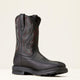 Ariat Men's Sierra Shock Shield Steel Toe Western Work Boot -Black- 10046929 7.0 / Medium / Black - Overlook Boots