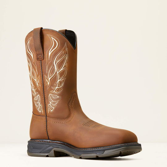 Ariat Men's WorkHog Xt Phoenix Composite Toe Western Work Boot - Brown - 10046931 7.0 / Medium / Brown - Overlook Boots