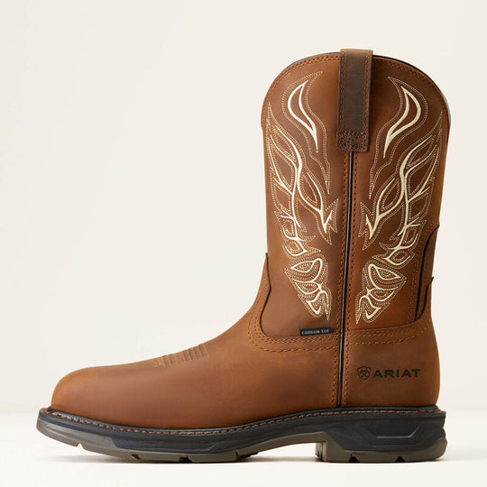 Ariat Men's WorkHog Xt Phoenix Composite Toe Western Work Boot - Brown - 10046931 - Overlook Boots