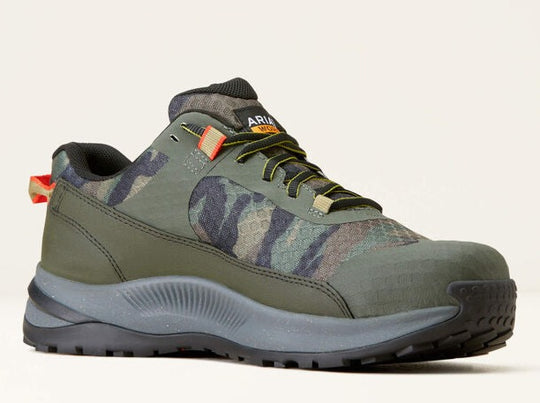 Ariat Men's Outpace Shift Composite Toe Work Shoe -Camo- 10047025 7.0 / Medium / Camo - Overlook Boots