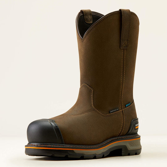 Ariat Men's Stump Jumper BOA Composite Toe Waterproof Work Boot- Coffee- 10048061 - Overlook Boots