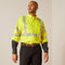 Ariat Men's Flame Resistant Hi-Vis Water Repellent Work Shirt Yellow - 10048689 Small / Yellow / Standard - Overlook Boots