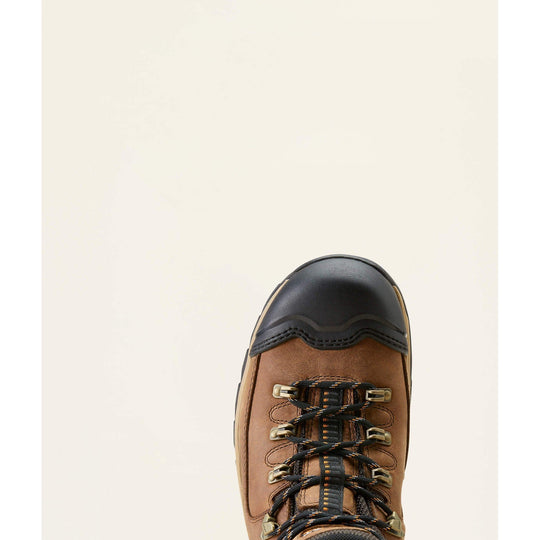 Ariat Men's Endeavor 6" Soft Toe Waterproof Lace-Up Work Boot- Brown- 10050826 - Overlook Boots