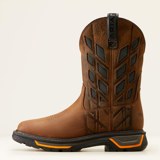 Ariat Men's Big Rig Tread VentTEK 11" Soft Toe Western Work Boot- 10050828  - Overlook Boots