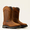 Ariat Men's WorkHog Extreme 11" Soft Toe Waterproof Wellington Work Boot - 10050832 7.0 / Medium / Brown - Overlook Boots