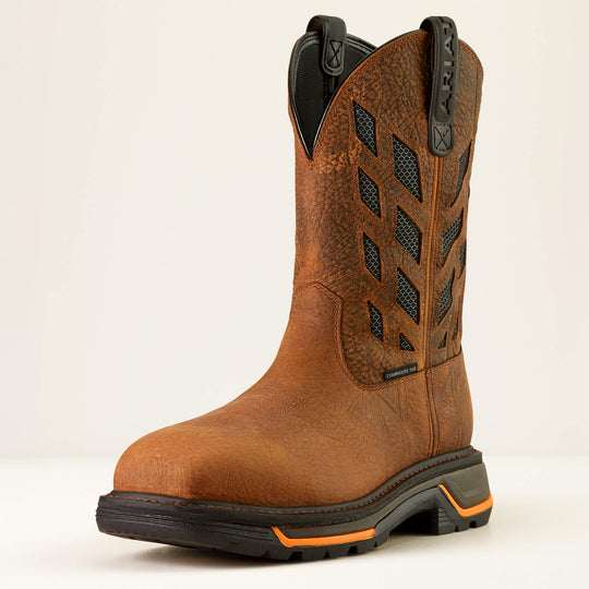 Ariat Men's Big Rig Tread VentTEK 11" Composite Toe Western Work Boot- 10050834 - Overlook Boots