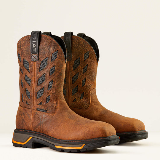 Ariat Men's Big Rig Tread VentTEK 11" Composite Toe Western Work Boot- 10050834 - Overlook Boots