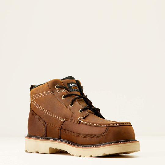 Ariat Men's Rebar Lift 5.5" Composite Toe Chukka Work Boot- Brown- 10050837 - Overlook Boots