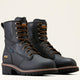 Ariat Men's Logger Shock Shield 8" Soft Toe Waterproof Work Boot- Black- 10050842 5.0 / Medium / Black - Overlook Boots