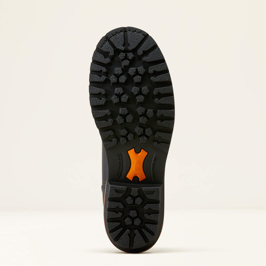 Ariat Men's Logger Shock Shield 8" Soft Toe Waterproof Work Boot- Black- 10050842 - Overlook Boots