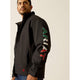 Ariat Men's Flame Resistant Team Logo Softshell Flame Resist Jacket Black - 10051975 - Overlook Boots