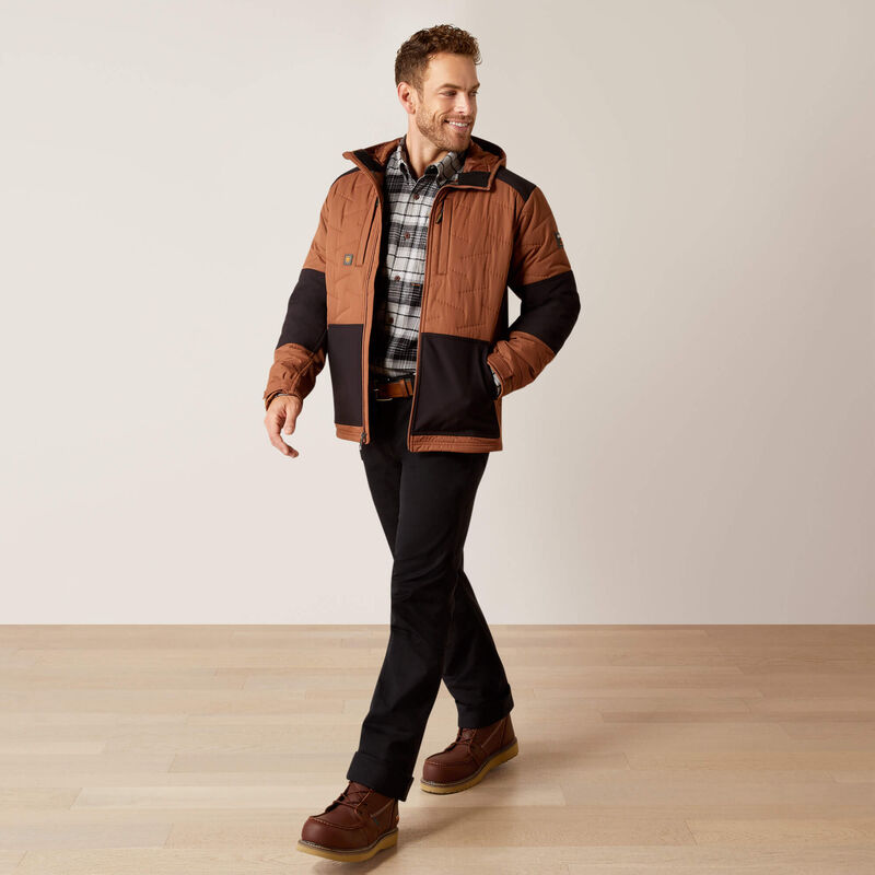 Ariat Men's Rebar Winter Cloud 9 Water Resist Jacket Aztec - 10052424 - Overlook Boots