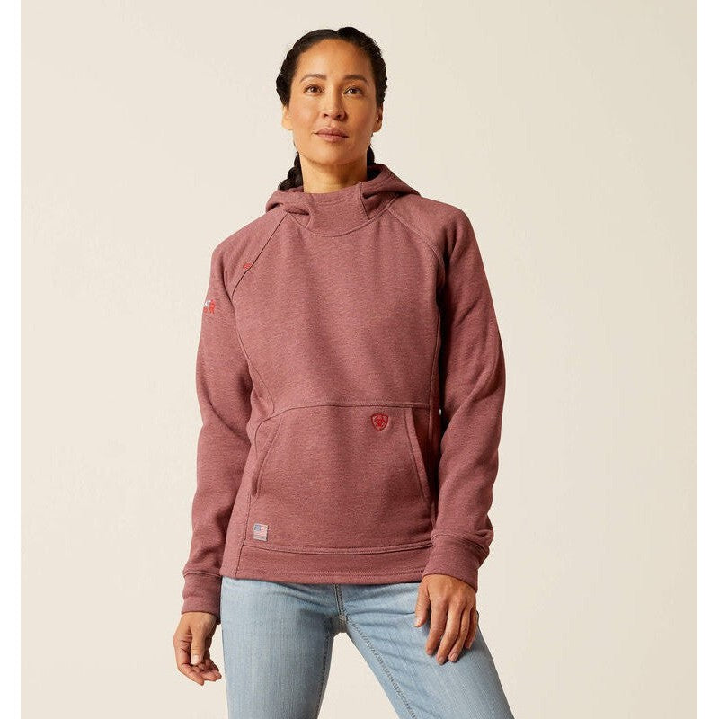 Ariat Women's Primo Fleece 2.0 Flame Resist Hoodie Rose - 10052904 X-Small / Standard / Rose Taupe - Overlook Boots