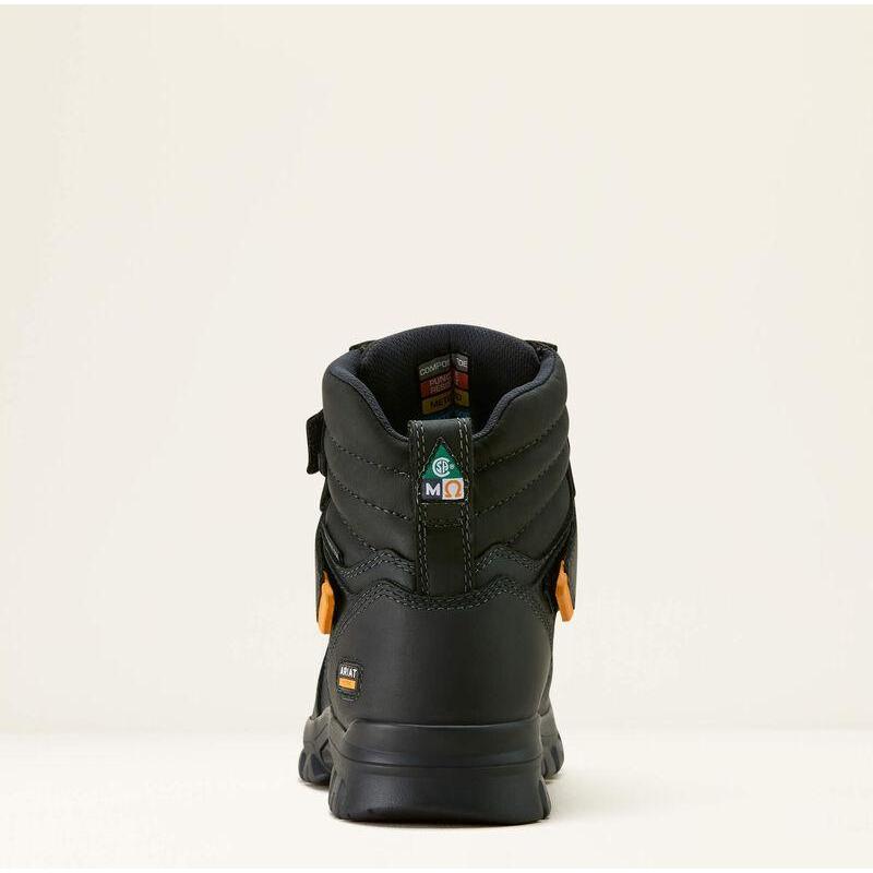 Ariat Men's Treadfast Temper 6" Comp Toe Waterproof Work Boot - Black - 10053574 - Overlook Boots