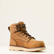 Ariat Women's Rebar Moc Toe Waterproof Wedge Work Boot -Brown- 10053717 5.5 / Narrow / Brown - Overlook Boots