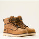 Ariat Women's Rebar Moc Toe Waterproof Wedge Work Boot -Brown- 10053717 - Overlook Boots