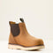 Ariat Women's Rebar Composite Toe Waterproof Chelsea Wedge Work Boot -Brown- 10053719 5.5 / Narrow / Brown - Overlook Boots