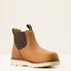 Ariat Women's Rebar Composite Toe Waterproof Chelsea Wedge Work Boot -Brown- 10053719 5.5 / Narrow / Brown - Overlook Boots