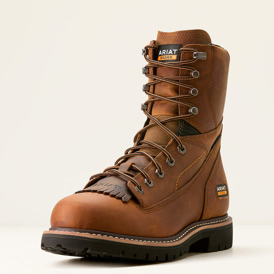 Ariat Men's Longview Shock Shield 8" Soft Toe Waterproof Work Boot - 10053818 - Overlook Boots