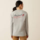 Ariat Women's Flame Resistant Air Bolt T-Shirt - Grey - 10054450 - Overlook Boots
