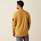 Ariat Men's FR Combat Stretch Patriot 1/4 Zip Work Shirt - Bistro - 10055075 - Overlook Boots