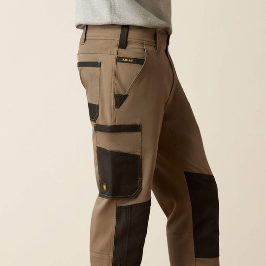 Ariat Men's Rebar M5 Slim DuraStretch Cargo Straight Pant - Hunter - 10060672 - Overlook Boots