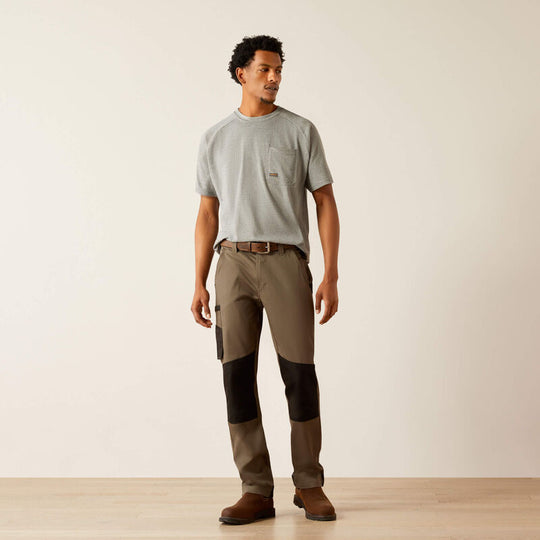 Ariat Men's Rebar M5 Slim DuraStretch Cargo Straight Pant - Hunter - 10060672 - Overlook Boots
