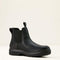 Ariat Men's Turbo 6" Round Toe Waterproof Chelsea Work Boot - Black - 10060896 7.0 / Medium / Black - Overlook Boots