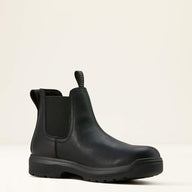 Ariat Men's Turbo 6" Round Toe Waterproof Chelsea Work Boot - Black - 10060896