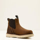 Ariat Men's Rebar 6" Waterproof Wedge Chelsea Work Boot - Brown - 10061116 6.0 / Wide / Brown - Overlook Boots