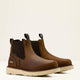 Ariat Men's Rebar 6" Waterproof Wedge Chelsea Work Boot - Brown - 10061116 - Overlook Boots