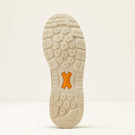 Ariat Men's Rebar 6" Waterproof Wedge Chelsea Work Boot - Brown - 10061116 - Overlook Boots