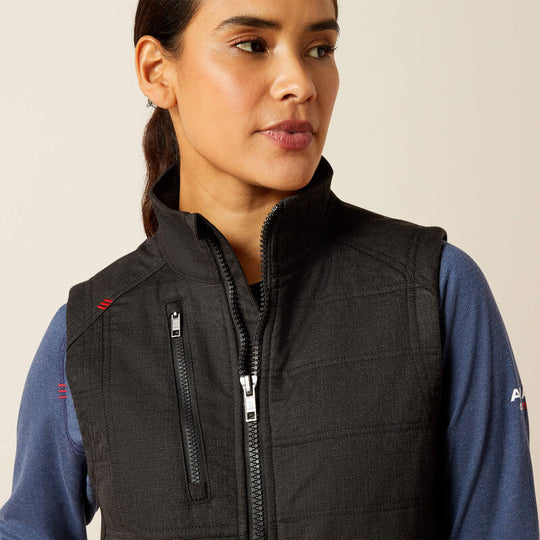 Ariat Women's FR Cloud 9 2.0 Insulated Vest - Black - 10062301 X-Small / Black / Standard - Overlook Boots