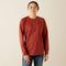 Ariat Women's FR Pima Stretch US Logo Baselayer - Red - 10062318 X-Small / Barn Red - Overlook Boots