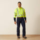 Ariat Men's FR Hi-Vis Air Inherent Classic Fit Work Shirt - Yellow - 10062359 - Overlook Boots