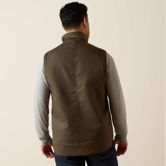 Ariat Men's Rebar DuraCanvas Vest - Earth - 10062536 - Overlook Boots